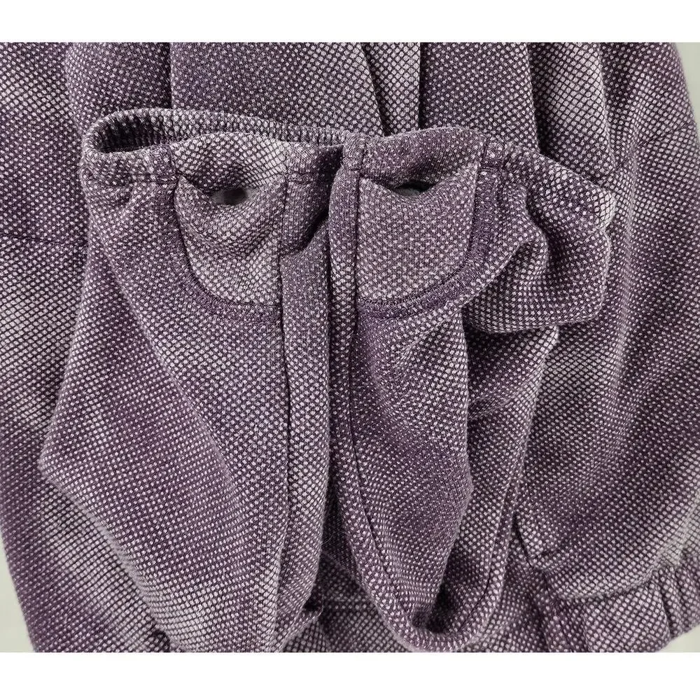 ATHLETA GIRL IN YOUR ZONE PURPLE MODAL BLEND HOODIE SWEATSHIRT - SIZE LARGE (12)
